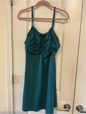 Teal Ruched Slip Tunic Dress XXL Kohls